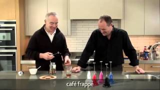 How to make a frappé coffee using an aerolatte milk frother [upl. by Aiel950]