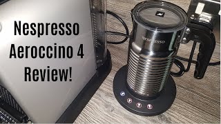 Nespresso Aeroccino 4 Milk Frother Review  Worth upgrading from the Aeroccino 3 [upl. by Derina236]