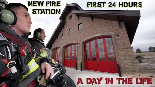 First 24 Hours in a New Fire Station  A Day in the Life [upl. by Hairej]