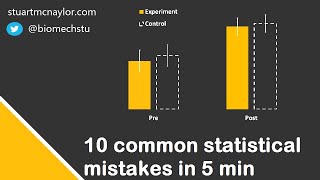 Ten Statistical Mistakes in 5 Min [upl. by Onivag]