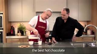 How to make a hot chocolate using an aerolatte milk frother [upl. by Sidney]