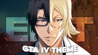 Aizen x Urahara  GTA IV Theme Edit [upl. by Ycnaf]